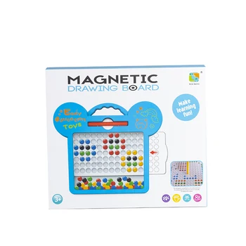 Magnetinė piešimo lenta magpad taškų Magnetas Karoliukai Valdybos Doodle Piešimo Žaislai Spalvinga Memo Lenta su Stylus Pen švietimo žaislai