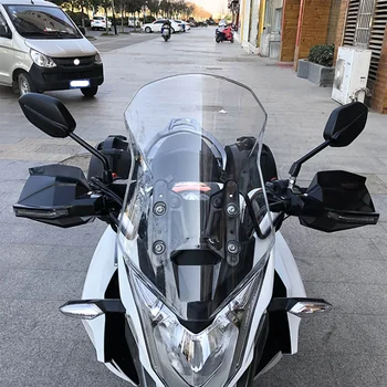 Honda CB1100 GIO CRF1000L AFRIKA TWIN CBF 1000 CB600F Motociklo Handguards Shield Vėjo Rankų apsaugos Šepetys + signalinė Lempa
