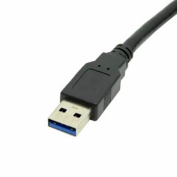 Xiwai 5Gbps Black USB 3.0 prie SATA 3 22Pin 7 15 3 5