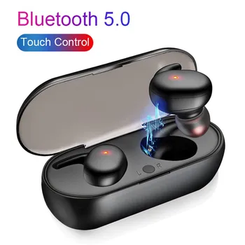 JFWEN Y30 Ausines Bluetooth 5.0 Ausines Vandeniui Sporto laisvų Rankų įranga Su Mikrofonu TWS Belaidžio Visiems Išmaniųjų Telefonų