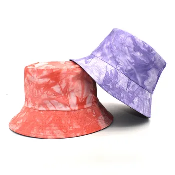 Kibiras 2021 M. Pavasario Vasaros Kaklaraištis Dažų Skrybėlės Moterims Mados Hip-Hop Kibirą Bžūp Spalvinga Saulės Skrybėlę Bžūp Reikmenys, Žvejybos Kepurės