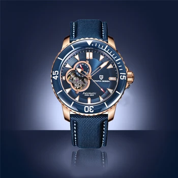 PAGANI DIZAINO vyriški laikrodžiai prabangus automatinis laikrodis, mechaninė riešo laikrodžių vyrams NH39A Sapphire kristalas laikrodis Šviesos nardymo vyras