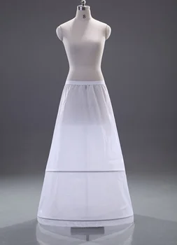 Nauja Balta Nuotakos Apatiniai-line 2-Hoopas Vestuvių Suknelė Underskirt Oficialų Suknelė Krinolīns Akcijų Karšto Pardavimo Vestuvių Priedai