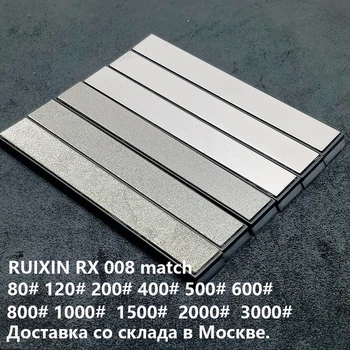 6pcs 80-3000# Diamond whetstone baras rungtynės Ruixin pro RX008 Edge Pro peilis drožtukas Aukštos kokybės