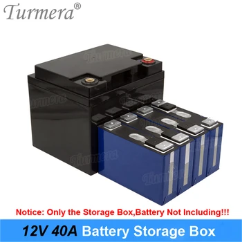 Turmera 12V Baterijos Laikymo Dėžutė 3.2 V Lifepo4 Baterijos Naudojimo Gali Sukurti 100Ah, kad 40Ah už Saulės Sistemos Nepertraukiamo Maitinimo šaltinis