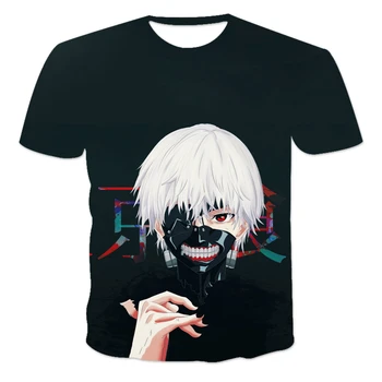 2021 m. Vasarą, Tokyo Anime Kostiumu Vaikų 3D Atspausdintas Tokijo Pabaisa T-shirts Anime marškinėliai Populiarus tarp Berniukų ir Mergaičių 4T-14T