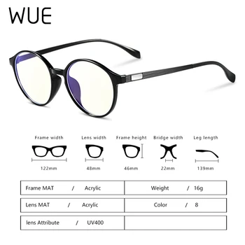 Naujos kartos unisex skaidraus lęšio akiniai, rėmeliai anti-mėlyna kompiuterio akiniai skaidrūs optinių akinių rėmeliai