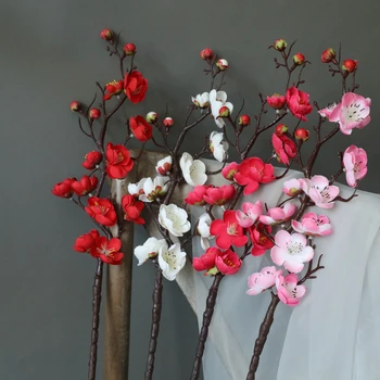 Karšto Stilių Aukštos Kokybės Kinijos Slyvų Žiedų Dirbtinių Gėlių, Dekoratyvinių Augalų, už Namo Šalis Sodas