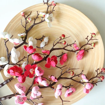 Karšto Stilių Aukštos Kokybės Kinijos Slyvų Žiedų Dirbtinių Gėlių, Dekoratyvinių Augalų, už Namo Šalis Sodas