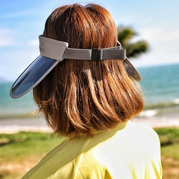 OhSunny Vasaros Paplūdimio Saulės Skydelis Kepurės Lauko Sporto Dviračiu 3D UV Apsauga apsaugos nuo Saulės, Skrybėlės Moterims Panama Chapeu Feminino