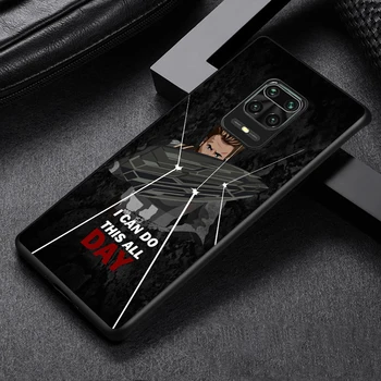 Kapitonas Amerika Shield Minkštos TPU Padengti Xiaomi Redmi Note10 10S 9T 9S 9 8T 8 7 6, 5A 5 4 4X Premjero Pro Max Black Telefono dėklas