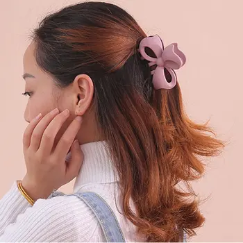 2021 Naujų Korėjos Versija Didelis Peteliškę Sugauti Lankas Staigius Plaukų Įrašą Plaukai Surišti Į Uodegą Įrašą Gėlių Matinis Staigius Vonia Plokštelės Įrašą Moterims