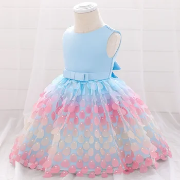 Naujagimio gimtadienio Skalbimo suknelė Mergaitėms, kūdikiams, Baby Girl kostiumas Žuvų Mergaičių drabužius vasarą, princess tutu suknelė