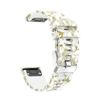 Silikonas Quick Release Watchband Dirželis Garmin Fenix 6 6Pro 5 5Plus Pirmtakas 935 945 S60 S62 Smart Watch Lengvai tilptų Apyrankė