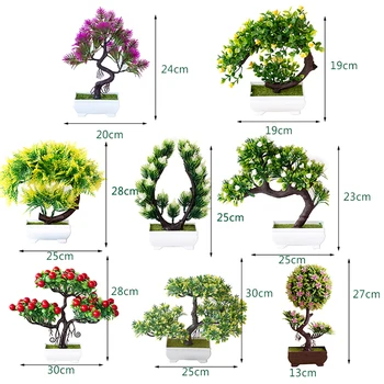 2021 Dirbtiniai Augalai Pušies Bonsai Nedidelis Medis Vazoniniams Augalams Netikrą Vazoninių Gėlių Ornamentais Namų Apdailos Viešbučio Sodas Dekoras