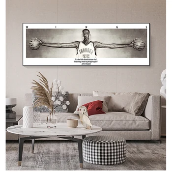 Kambaryje Kabo Tapybos Miegamasis Aliejaus Tapybai Krepšinio Žvaigždė Kobe Bryant Classic Plakatas Dekoratyvinės Tapybos Drobė Sienos Meno Gyvenimo