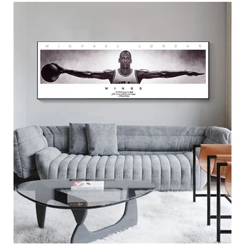 Kambaryje Kabo Tapybos Miegamasis Aliejaus Tapybai Krepšinio Žvaigždė Kobe Bryant Classic Plakatas Dekoratyvinės Tapybos Drobė Sienos Meno Gyvenimo