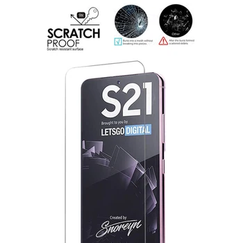 2in1 Grūdintas Stiklas Samsung Galaxy S20 S21 Ultra 5G Screen Protector, Objektyvas Apsauginė Plėvelė Samsung S20 S21 Plius S20 FE