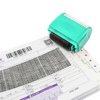 1PC Antspaudas Antspaudas Roller Vagystės Kodas saugoti Savo ID Konfidencialumo Paketo Privačios Informacijos konfidencialumą Antspaudas Karšto Pardavimo