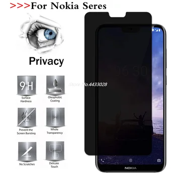 Tamsinti Stiklai Nokia 5 6 7 8 2017 Grūdintas Stiklas Screen Protector 