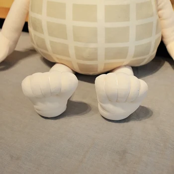80CM kawaii mielas anime žemės riešutų pliušinis žaislas pagalvę lėlės kambarį apdailos atostogų dovanų