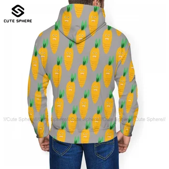 Morkų Hoodies Poliesteris Streetwear Megztinis Ilgomis Rankovėmis Hoodie Kietas Šiltas Hoodie Negabaritinių Vyrai