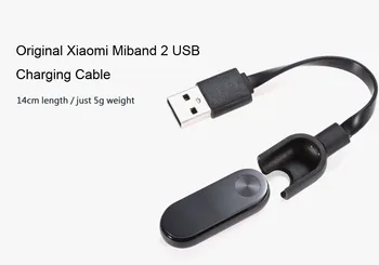 Naujas 1PC USB Įkroviklio Xiaomi Mi Band 2 Įkroviklis Duomenų Kabelis Lopšys Dokas Įkrovimo Kabelis Xiaomi MiBand 2 USB Įkroviklis #BE1