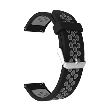 22mm Žiūrėti Juostos Xiaomi MI Žiūrėti Spalva Sporto Pasaulio Strap Quick Release Silikono Watchbands Apyrankės Apyrankės ремешок correa