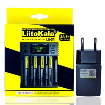 LiitoKala Lii-500S 18650 baterijos kroviklis Įkroviklis 18650 26650 21700 AA AAA baterijų Bandymo akumuliatoriaus talpa, Touch control