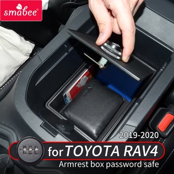 Tinka Toyota RAV4 2019 2020 2021 Porankiu Dėžutės Slaptažodį Saugų Priedai Saugojimo ABS/Odos Privatumo Apsauga