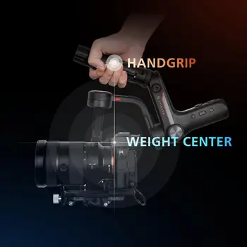 ZHIYUN Weebill S 3-Ašis Gimbal Nešiojamą Stabilizer Vaizdo Perdavimo Canon, Sony ir T.t Mirrorless Kamera OLED Ekranas