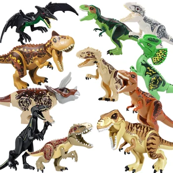 2021 Juros periodo Dinozaurai Blokai Vaikams Miesto Tyrannosaurus Suderinama Didelis Dino Duomenys Plytų Berniukų Žaislai Vaikams