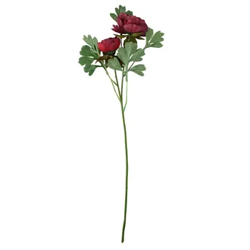 59cm Rose Pink Silk Bijūnas Dirbtinių Gėlių Puokštė Pigūs Netikrą Gėlės Namuose Vestuvių patalpų Apdaila