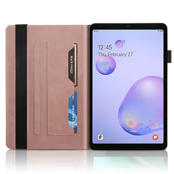 3D Leidyklos Medžio Case for Samsung Galaxy Tab 8 2019 Atveju SM-T290 T295 Atveju Tablet Funda Samsung Galaxy Tab 8 A8 Dangtis