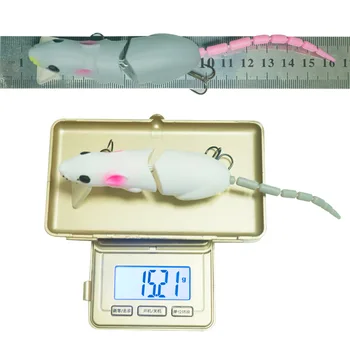 Minnow žvejybos lure15.5cm 15.5 g lydekos TopWater Wobblers Dirbtinio Plastiko Pelės sunku Masalas Pesca daug spalvų rinktis iš