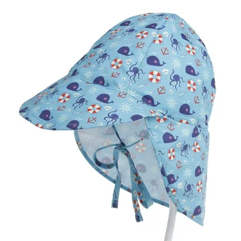 UV Apsauga nuo Saulės Skrybėlę Unisex Naujagimiui Bamblys Vaikas, Kūdikių Berniukų, Mergaičių Vasaros Paplūdimio Apdangalai, Lauko Kibiro Kepurę Bžūp Medvilnės
