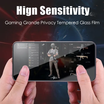 Tamsinti Stiklai Screen Protector Filmas Xiaomi Mi 11X 11i 11 10T 9T 10 9 Lite SE Pro A2 Anti-Peeping Spy Grūdinto Stiklo Dangtis