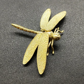 Mados Žalvario Dragonfly Figūrėlės Modeliavimas Gyvūnų Žaislas Galiniais Sparnais Biuro Stalas Mažas, TV Spintelė Dekoro Ornamentą Kambarį