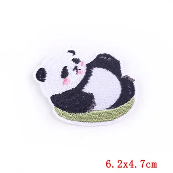 Prajna Animacinių Filmų Mielas Panda Pleistras Išsiuvinėti Pleistrai Drabužių Geležies Lopai Drabužius Ženklelio Lipdukai, Juostelės Priedų