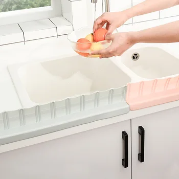 Virtuvės Kriauklė Splash-įrodymas, Vandens Pertvara Plokštės Daržovių Plovimo su siurbtuko Tipo Buitinių Kriaukle Vandens Išlaikyti Plat