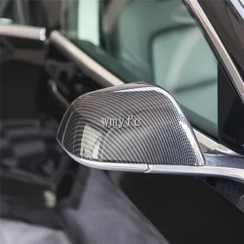 Naujas Model3 Automobilio Šoninis Veidrodis Padengti Tesla Model 3 2021 Priedai Veidrodis Padengti ABS Anglies Pluošto Tesla Model Tris