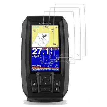 3 x PET Clear Screen Protector, Padengti Apsaugine Plėvele Guard Garmin Puolėjas 4 4cv 4dv Plius 4 Fishfinder Handheld GPS Tracker