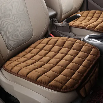 Automobilių Sėdynės Padengti Žiemą Šiltas Sėdynės Pagalvėlės Anti-slip Universal Priekiniai Kėdės Sėdynė Kvėpuojantis Padas Transporto priemonės Auto Automobilio Sėdynės Raštas