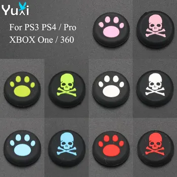 YuXi 10vnt Kreiptuką Bžūp Apima Analoginė Už PS3, PS4 Pro Plonas Valdytojas Stick Danga Xbox Viena 360