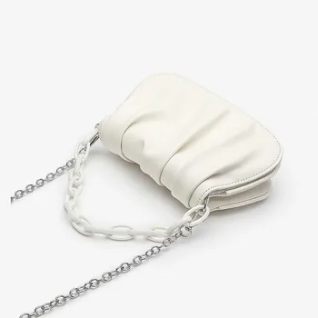 Mažas maišelis moterų 2021 naujos mados laukinių populiarus debesis raukšlės aukštos prasme, grandinės krepšys bgas crossbody krepšiai moterų rankinės