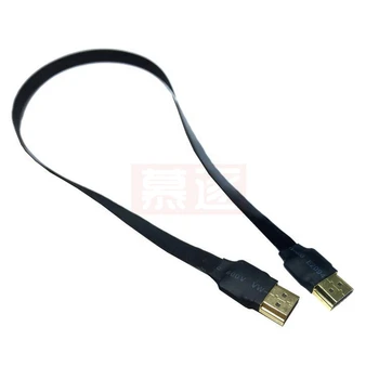 FPV HDMI suderinamus 90 laipsnių adapteris, 5cm silikono mova apsaugoti FPC juostelės plokščias HDMI kabelis, tarpai 20 pin plug jungtis