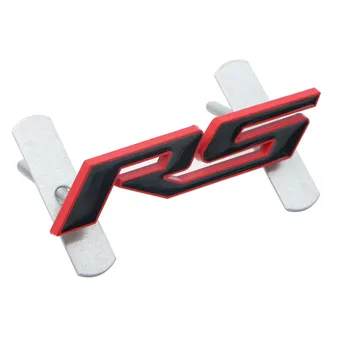3D Metalo Automobilių Stilius RS Logo Emblema Galiniai Kamieno Lipdukas, skirtas Chevrolet Aveo Cruze Malibu Captiva Lacetti Camaro Plaukti Trax