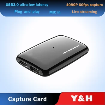 Ezcap301 HD 1080P 60fps TV Loop Out, Mic In, Audio Video Capture Card HDMI-suderinama Su USB 3.0 Live Streaming Video capture Dėžutę