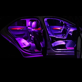 3pcs LED Lemputės Automobilių Vidaus apšvietimo Komplektas Nissan X-Trail X Trail XTrail T32-2019 Priedai Dome Skaitymo Lemputė bagažo skyriaus Lempos