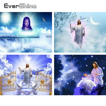 Evershine Diamond Tapybos Religijos Jėzus 5D 